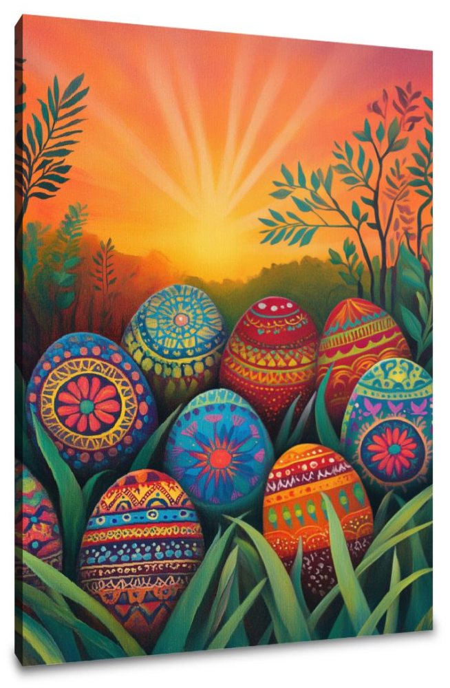 Sunrise Egg Canvas