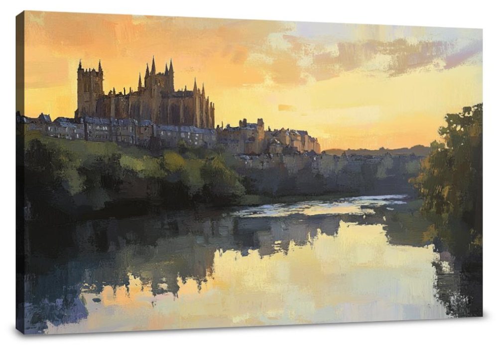 Durham Dusk Reflections Canvas
