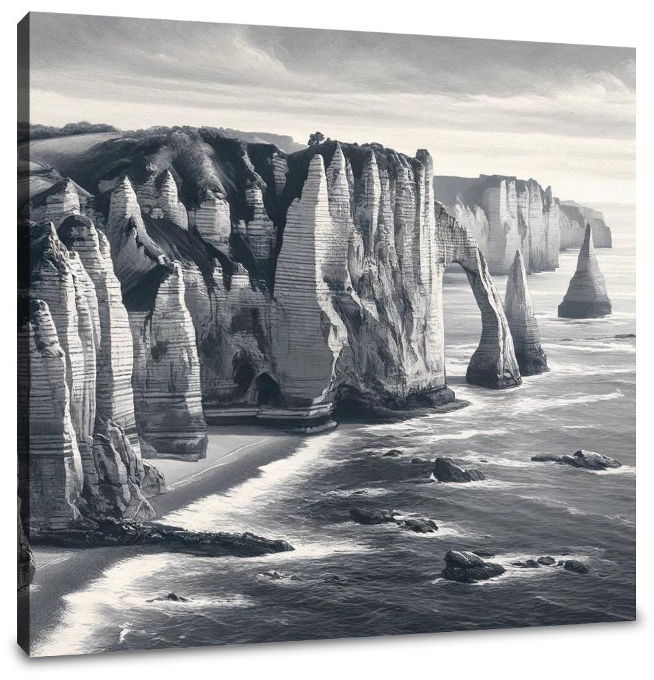 Étretat Cliffs Canvas