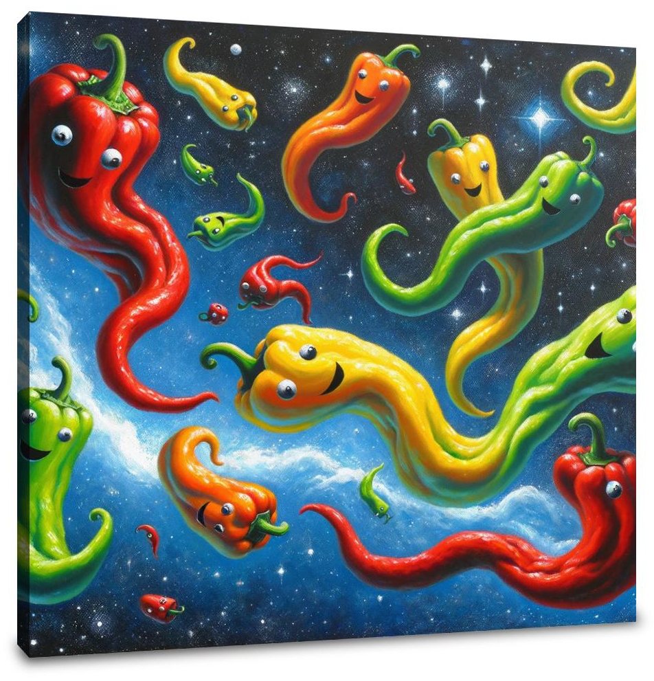 Peppers' Artistic Play Canvas
