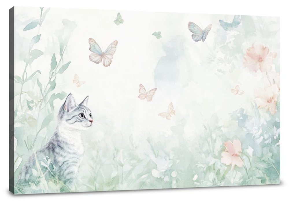 Butterfly Watcher Canvas