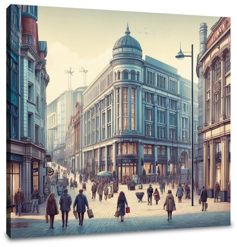 New Street Birmingham Canvas