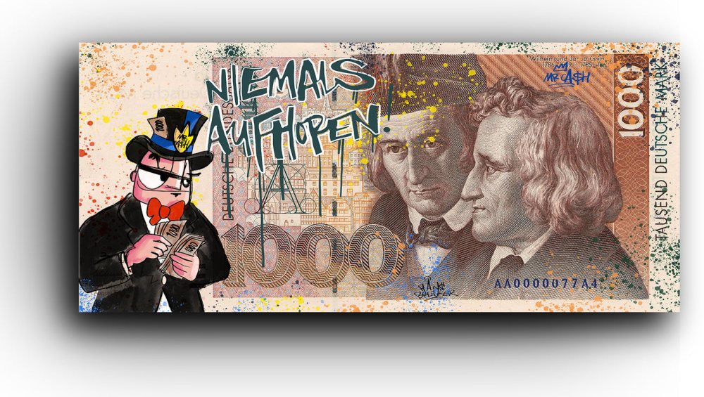 Niemals Aufhoren Duitse Mark. Mr. Cash