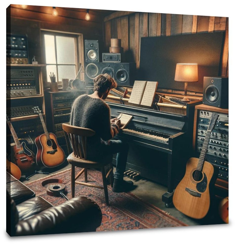 Recording Studio Inspiration Canvas