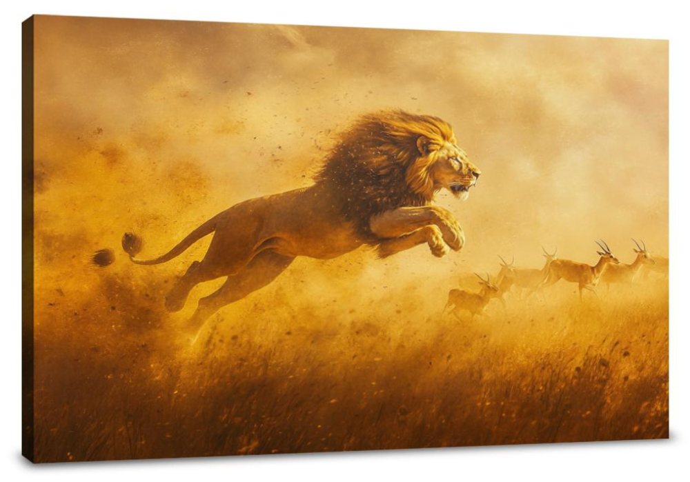 Lion’s Leap Canvas