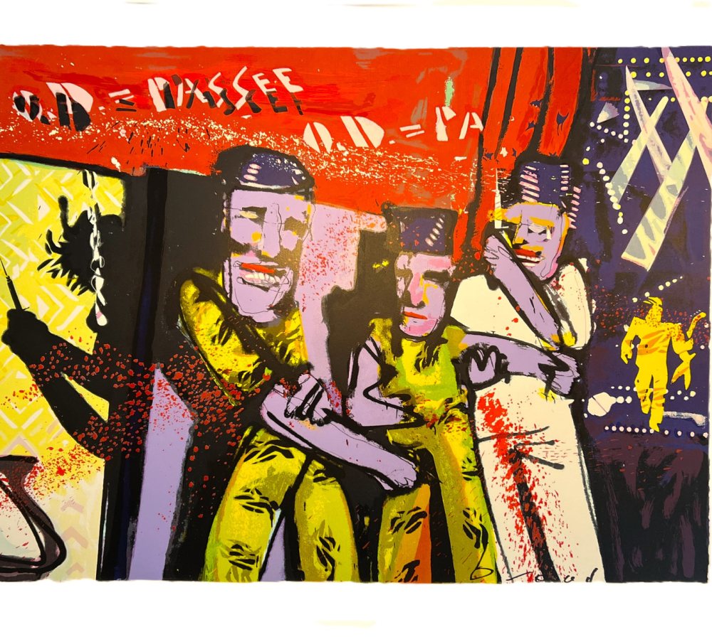 Herman Brood - Zeefdruk - OD = Passe