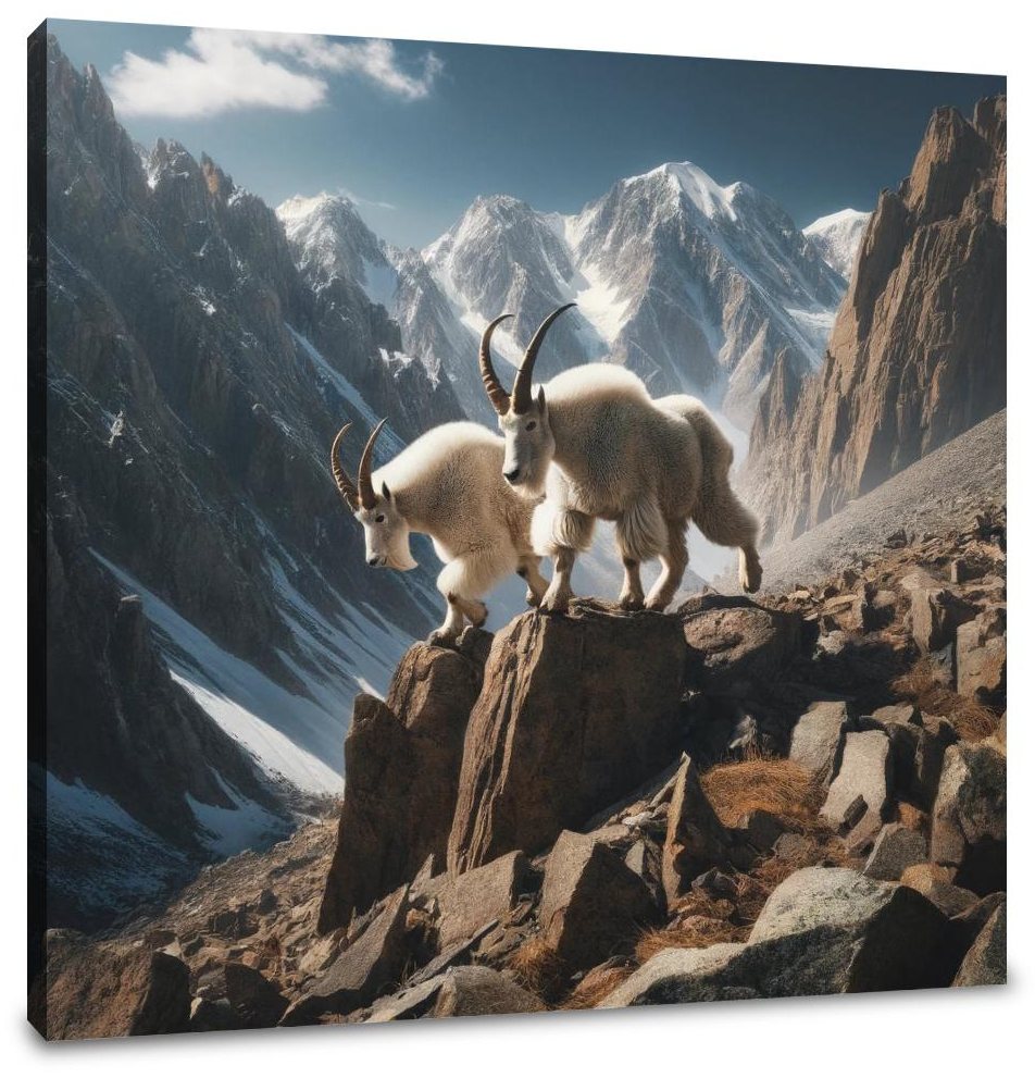 Mountain Goats Canvas
