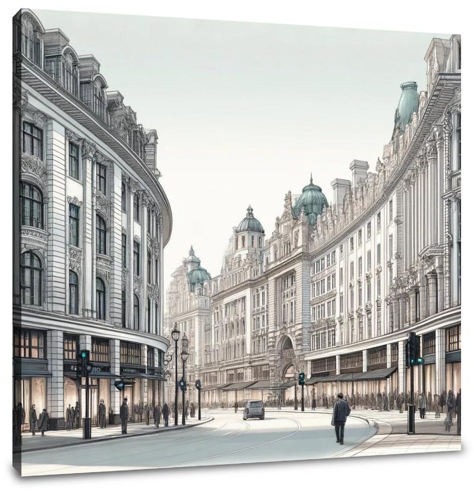 Regent Street Elegance Canvas