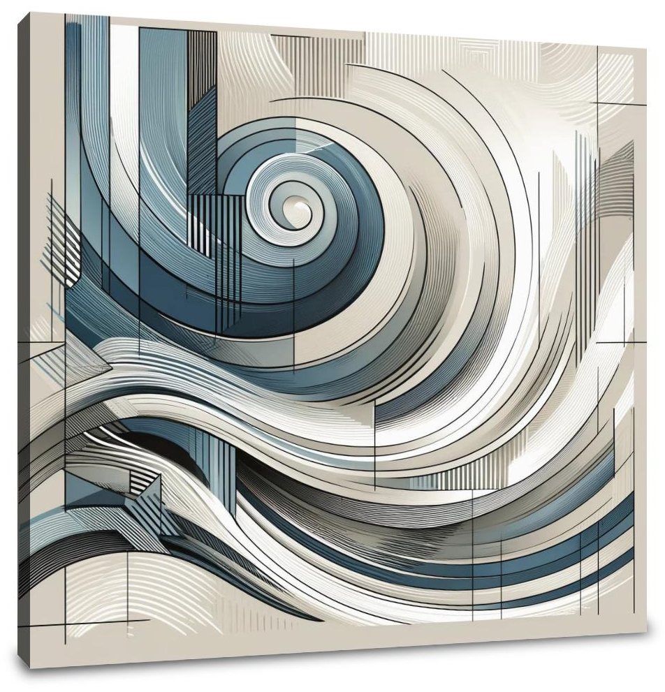 Dynamic Swirls Canvas