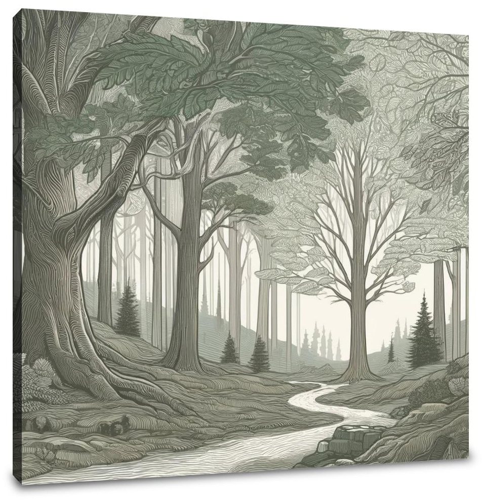Tranquil Forest Canvas