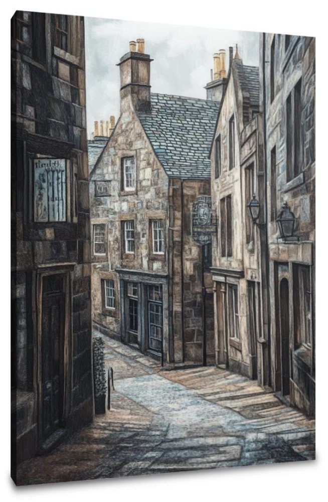 Royal Mile Impressionist Canvas