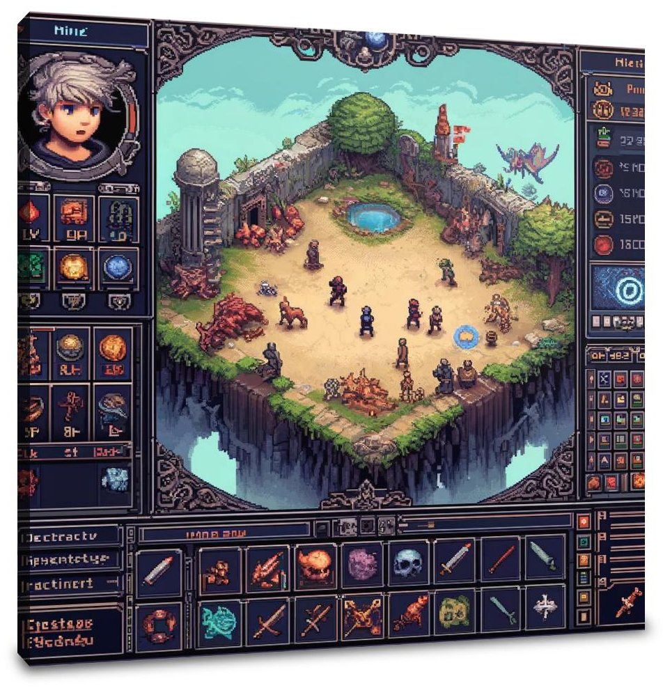 Pixel Quest Canvas