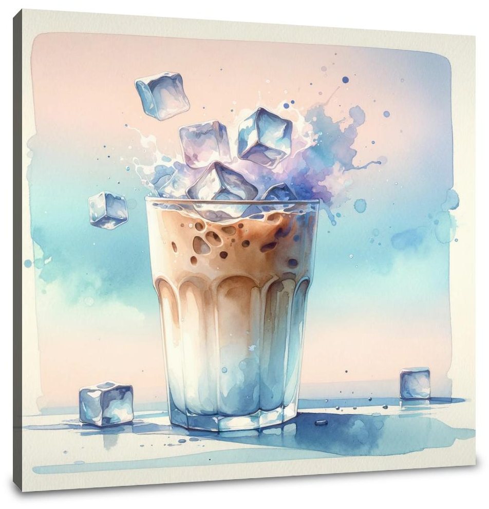 Morning Serenity Iced Latte Canvas