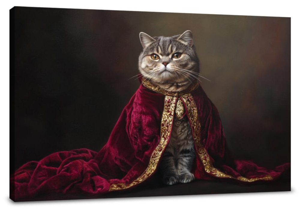 Scottish Fold Majesty Canvas