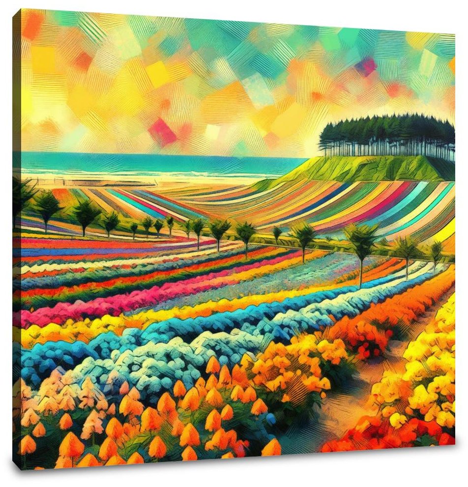 Seaside Bloom Canvas