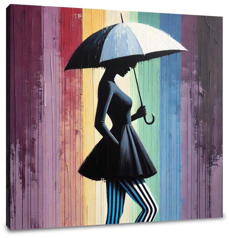 Midnight Rainbow Canvas