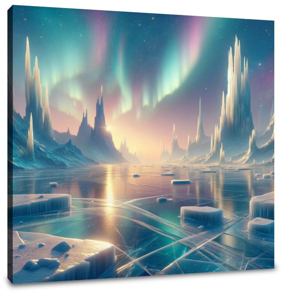 Frozen Serenity Canvas