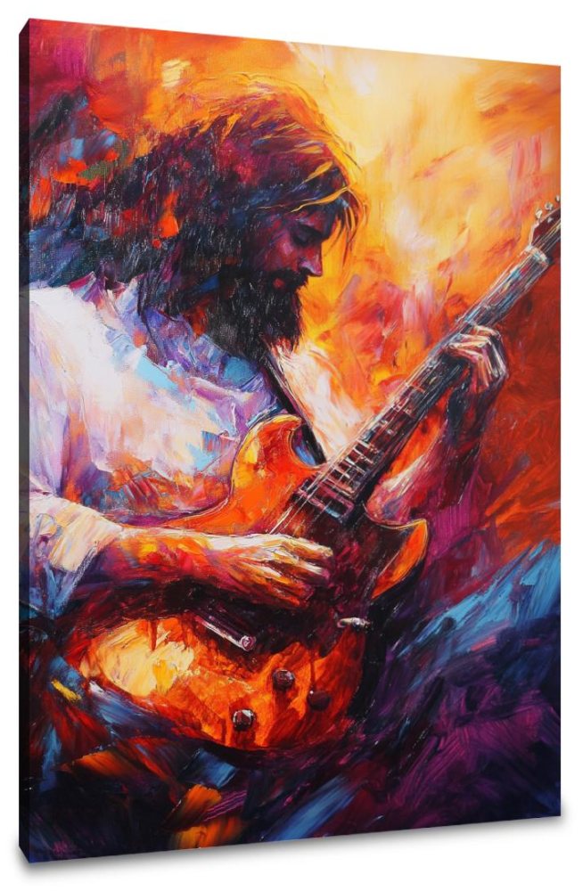 Guitarist's Passion Canvas
