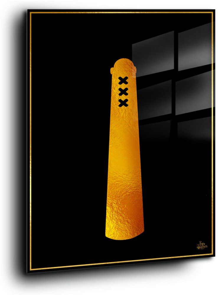 Golden Amsterdam Bollard