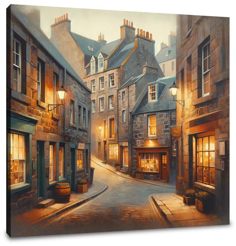 Old Town Aberdeen Essence Canvas