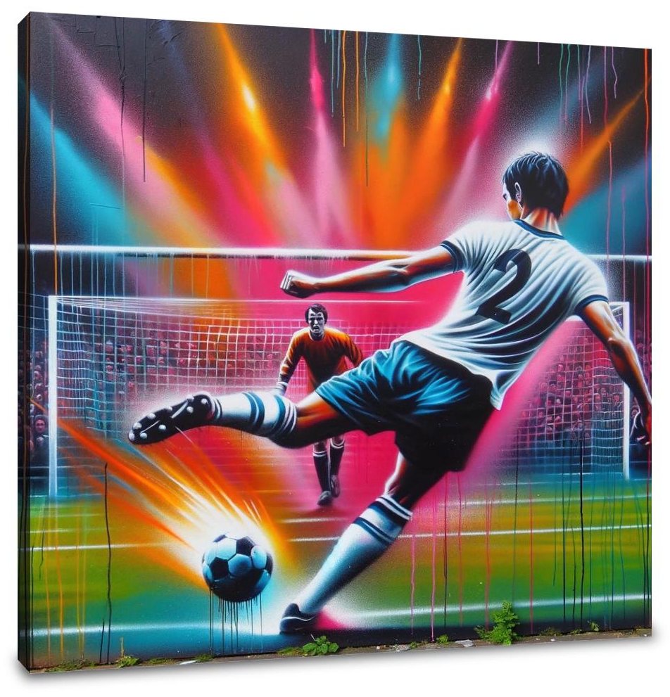 Free Kick Frenzy Canvas