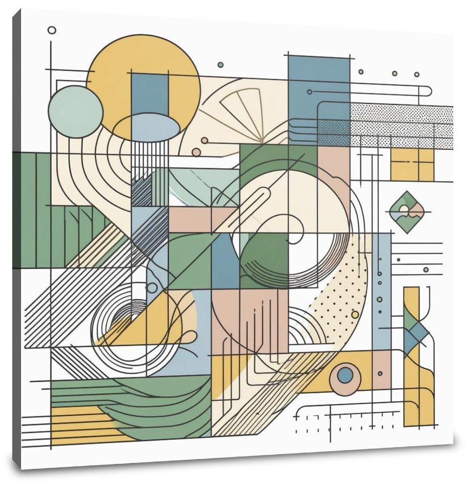 Harmonious Shapes Canvas