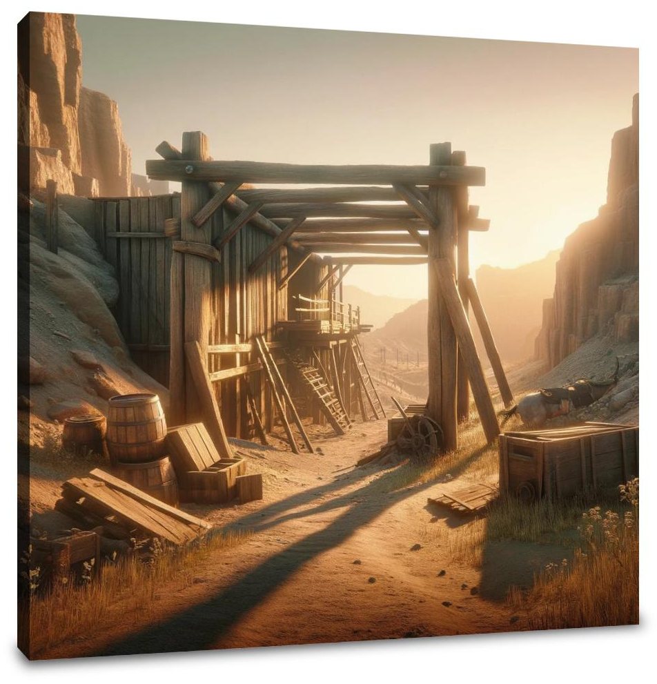 Desolate Gold Canvas