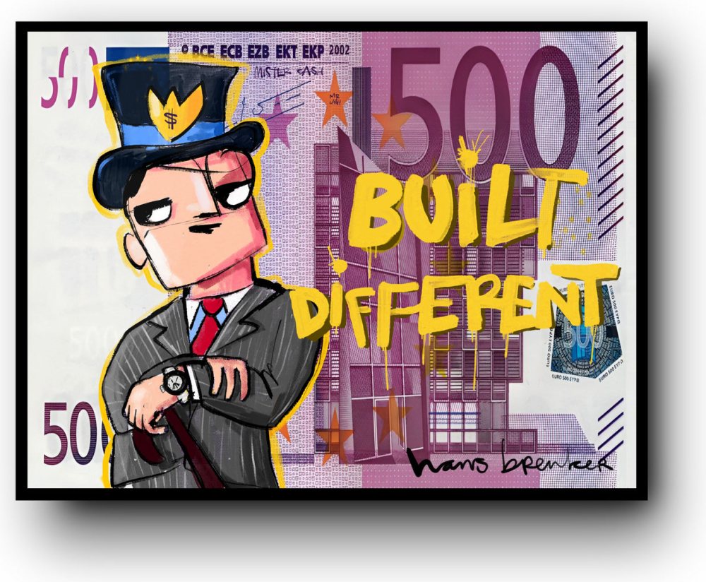 Built different Mr Cash 500 euro biljet