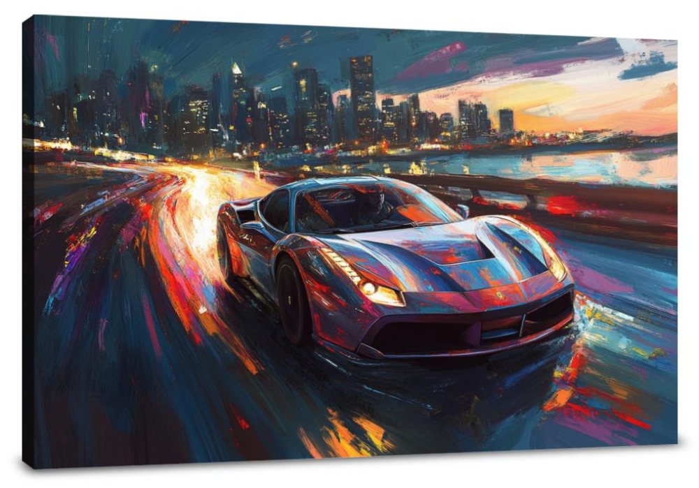 Skyline Speed Canvas