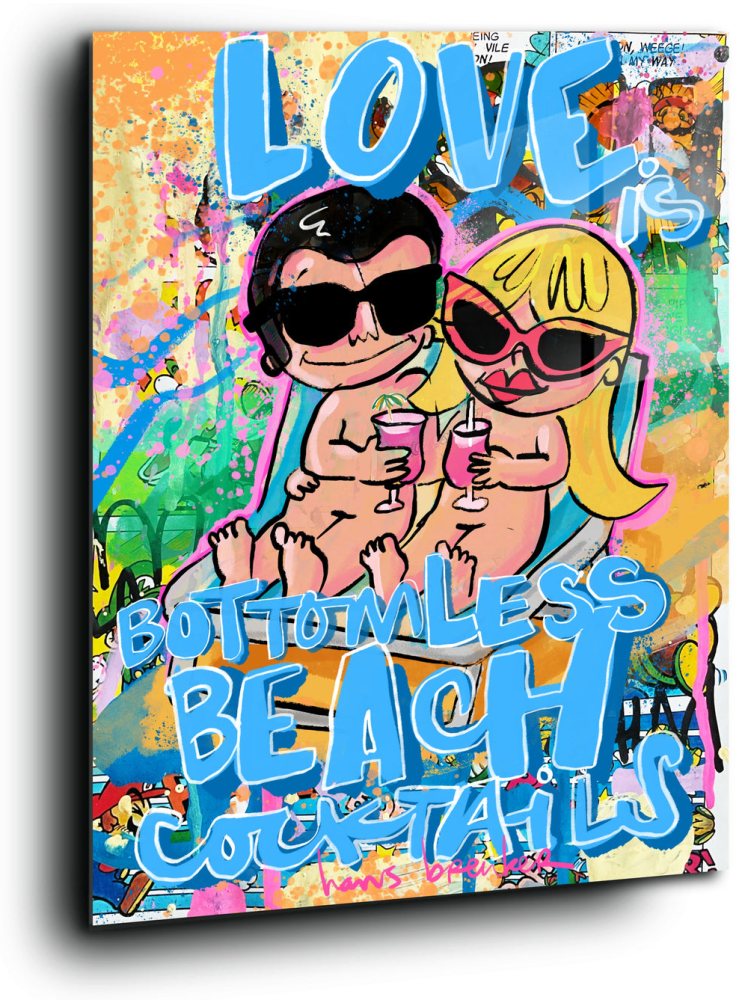 Love is bottomless beach cocktails