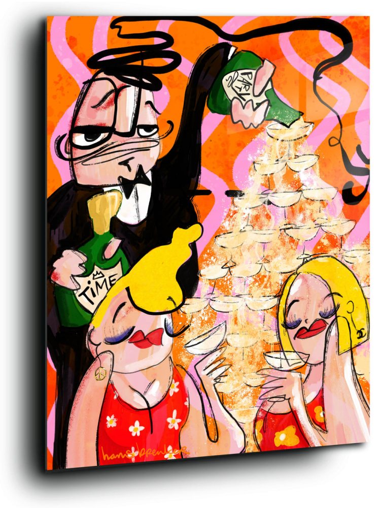 Champagne fountain