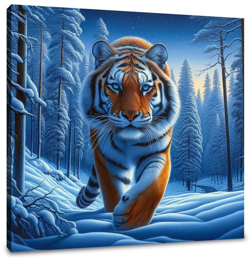 Siberian Solitude Canvas