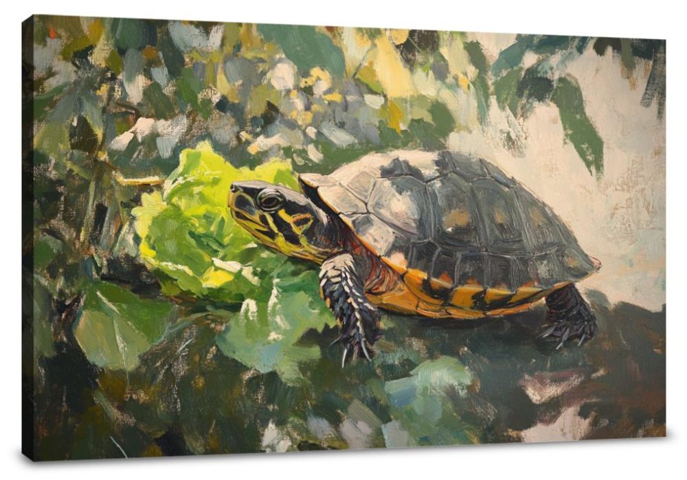 Turtle's Feast Canvas