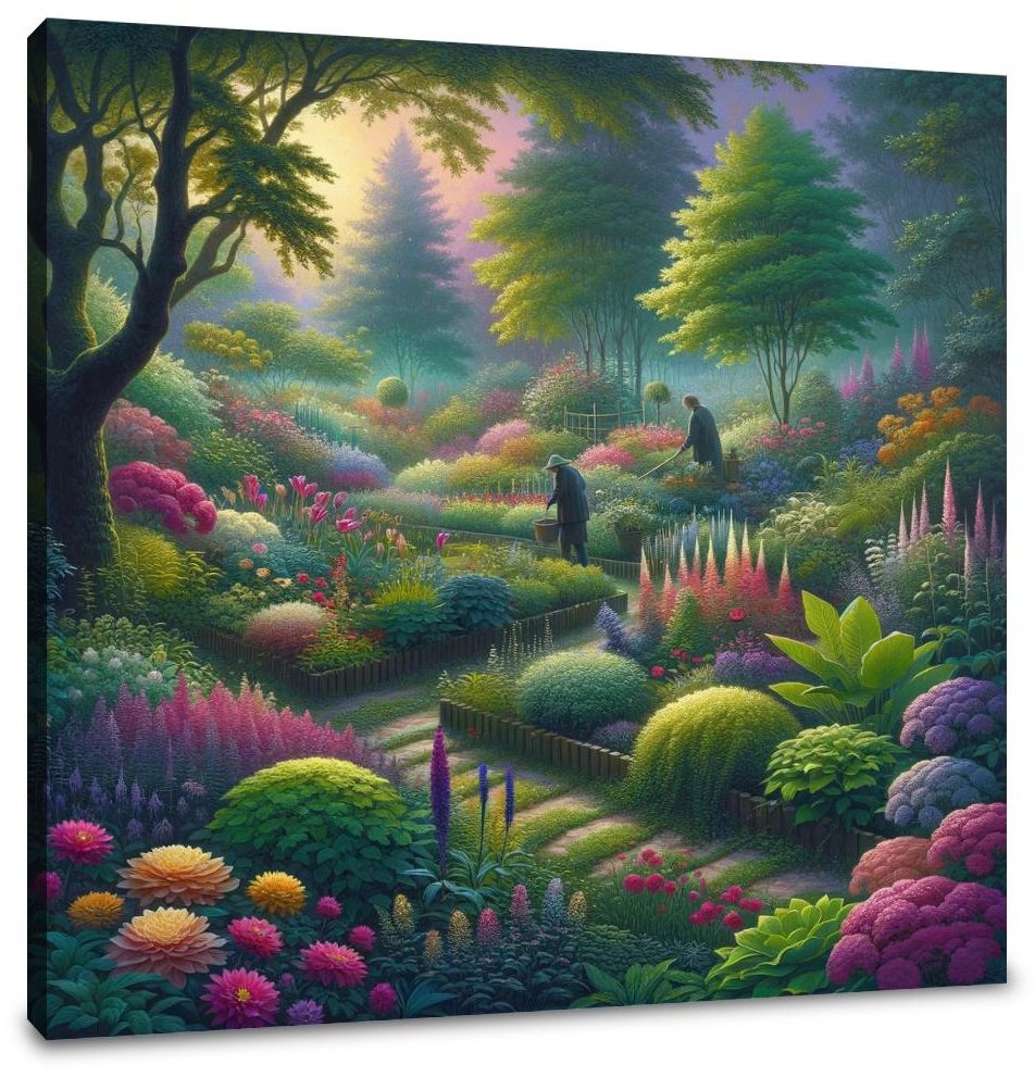 Dawn Garden Canvas