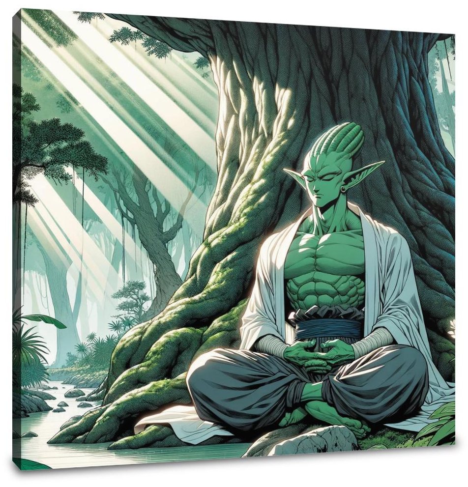 Verdant Wisdom Canvas