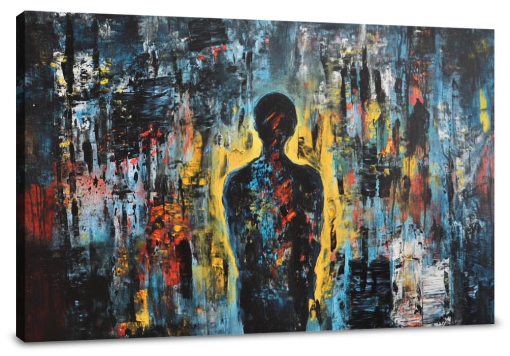 Longing Figure Canvas