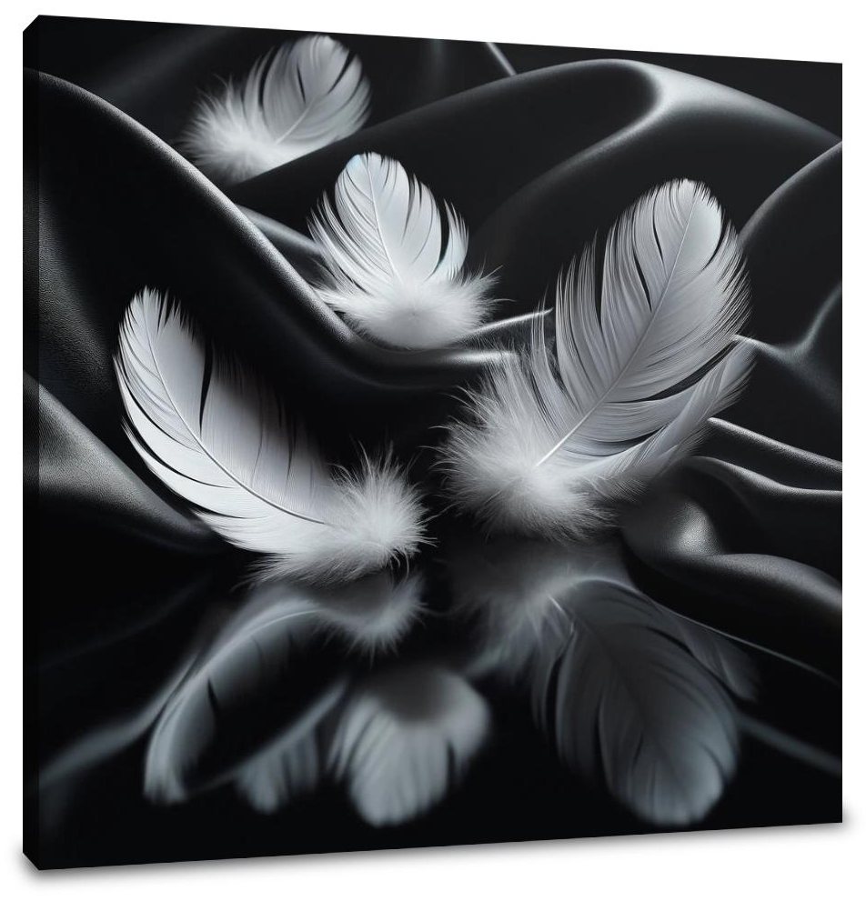 Silken Feathers Canvas