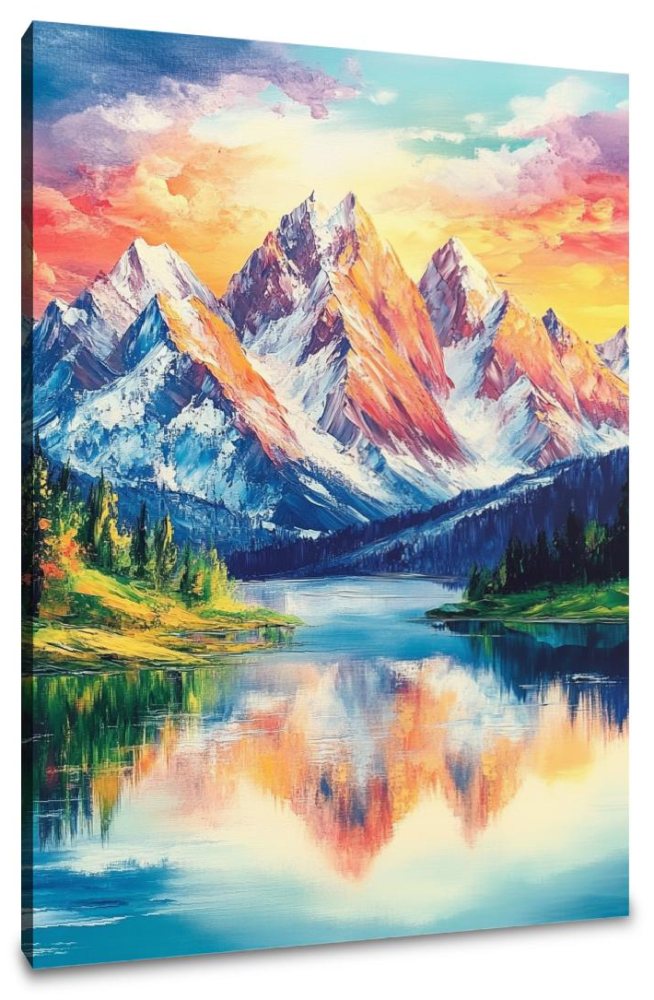 Alpine Sunset Canvas