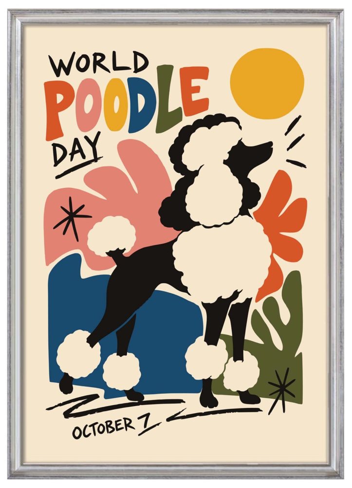 World Poodle Day Dog Poster