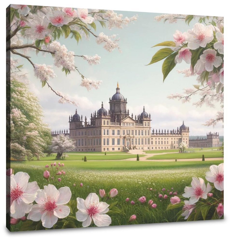 Spring at Castle Howard Canvas
