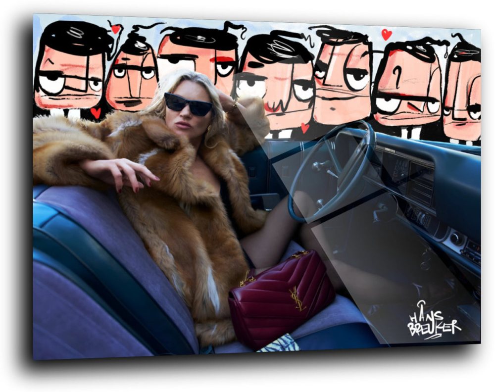 We all adore Kate (and LV) 80 x 60 cm plexiglas (20 x 30 inch)