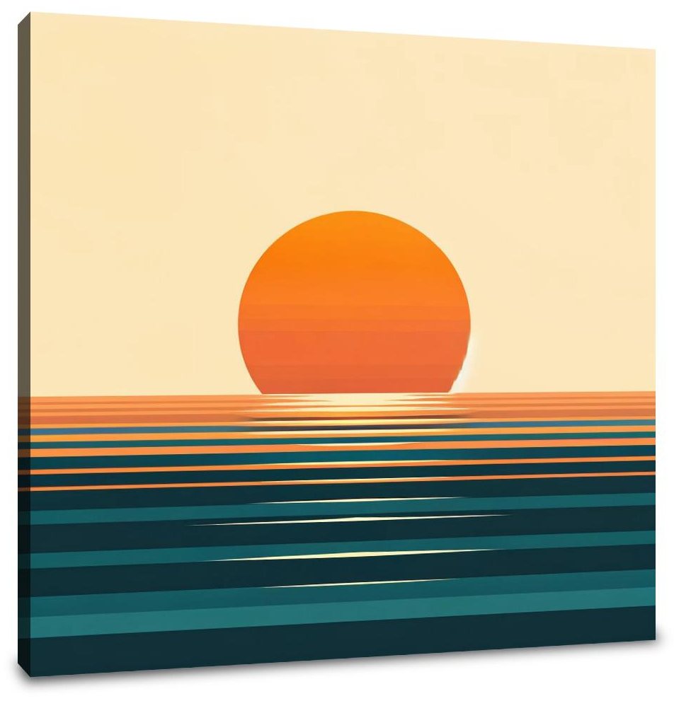 Minimalist Horizon Canvas
