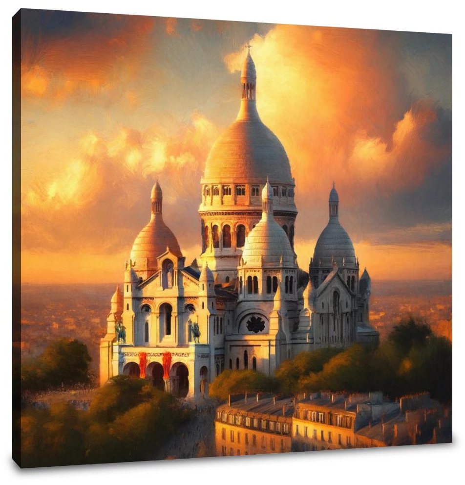 Radiance of Paris Sacré-Cœur Canvas