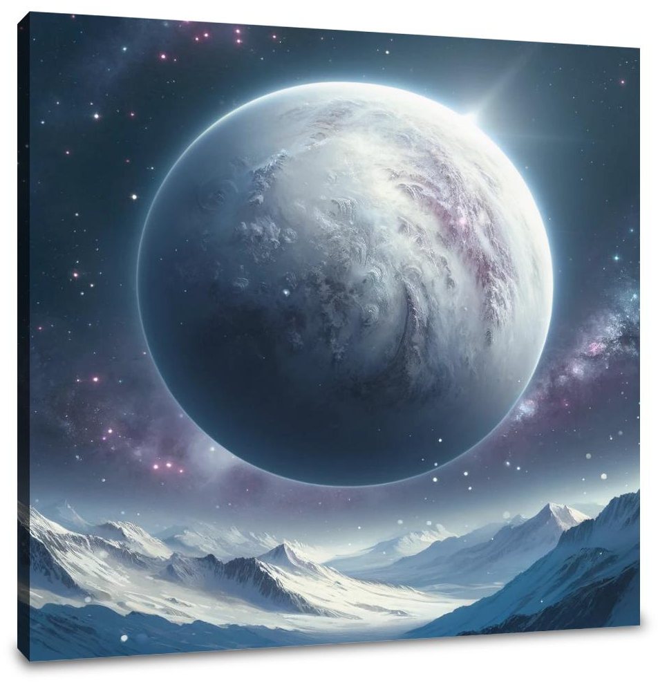 Ice Planet Canvas
