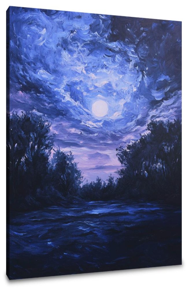Starlit Solitude Canvas