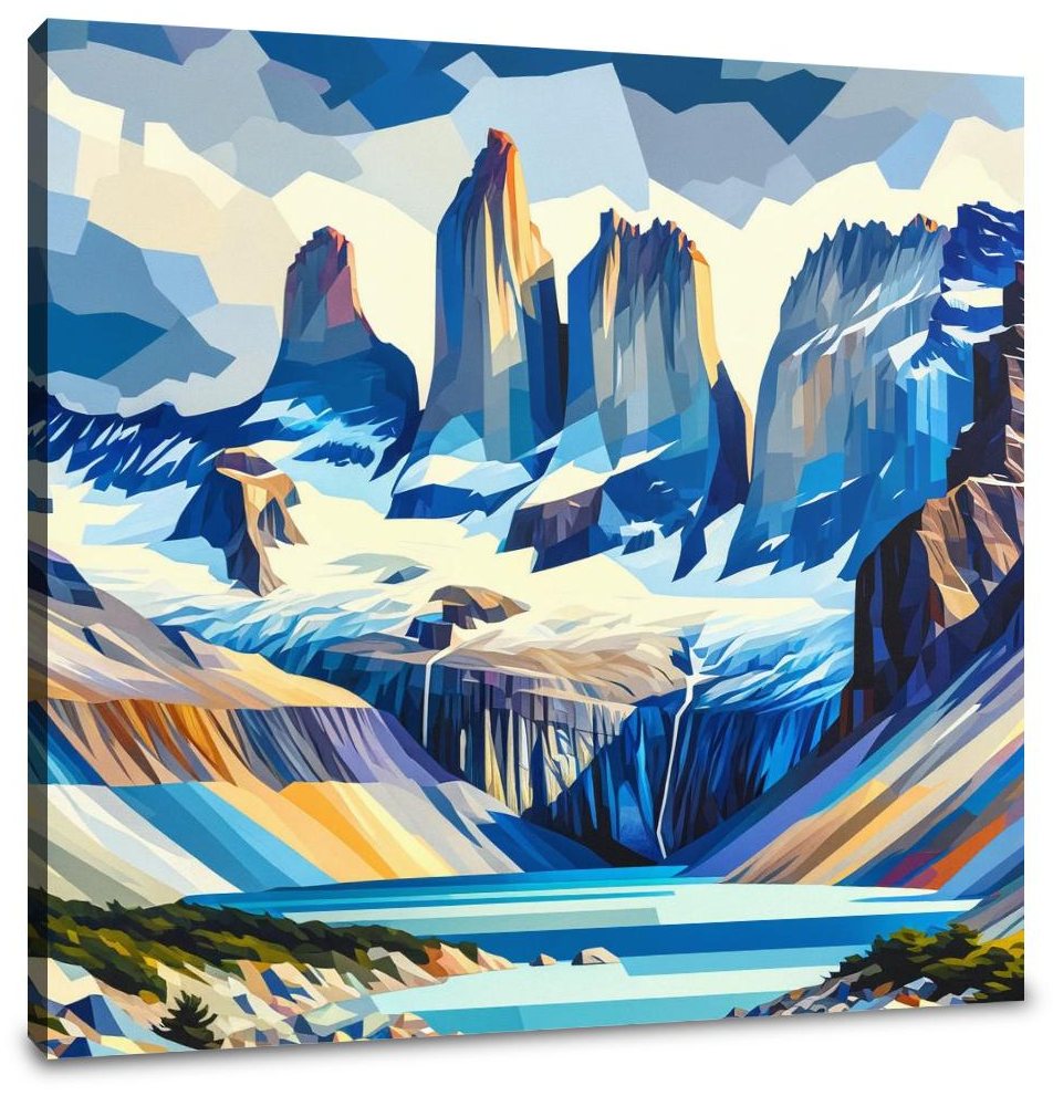 Torres del Paine Peaks Canvas