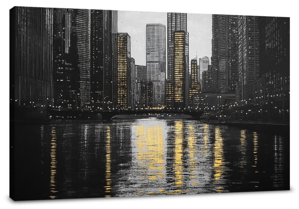 Golden Reflections Canvas