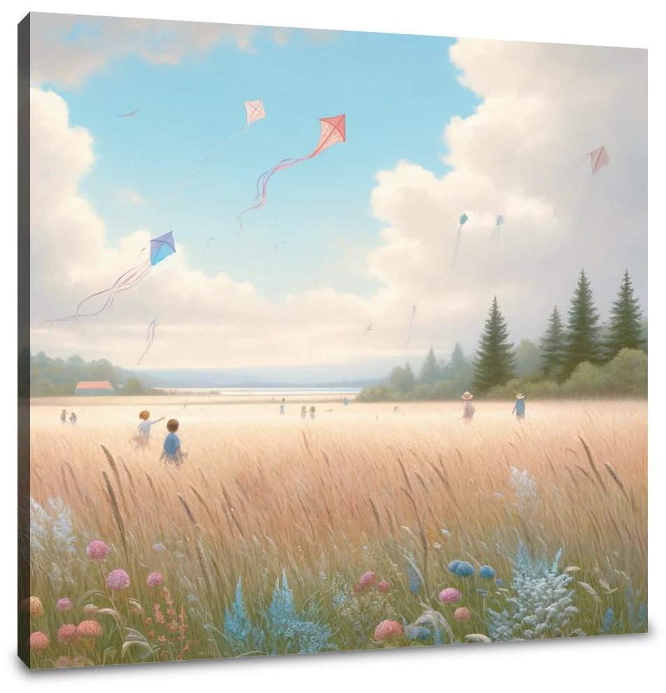 Kite Flyers Canvas