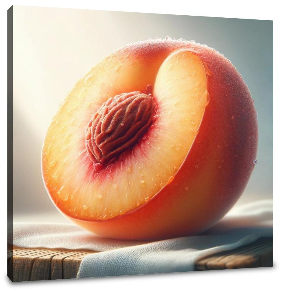 Fresh Peach Delight Canvas