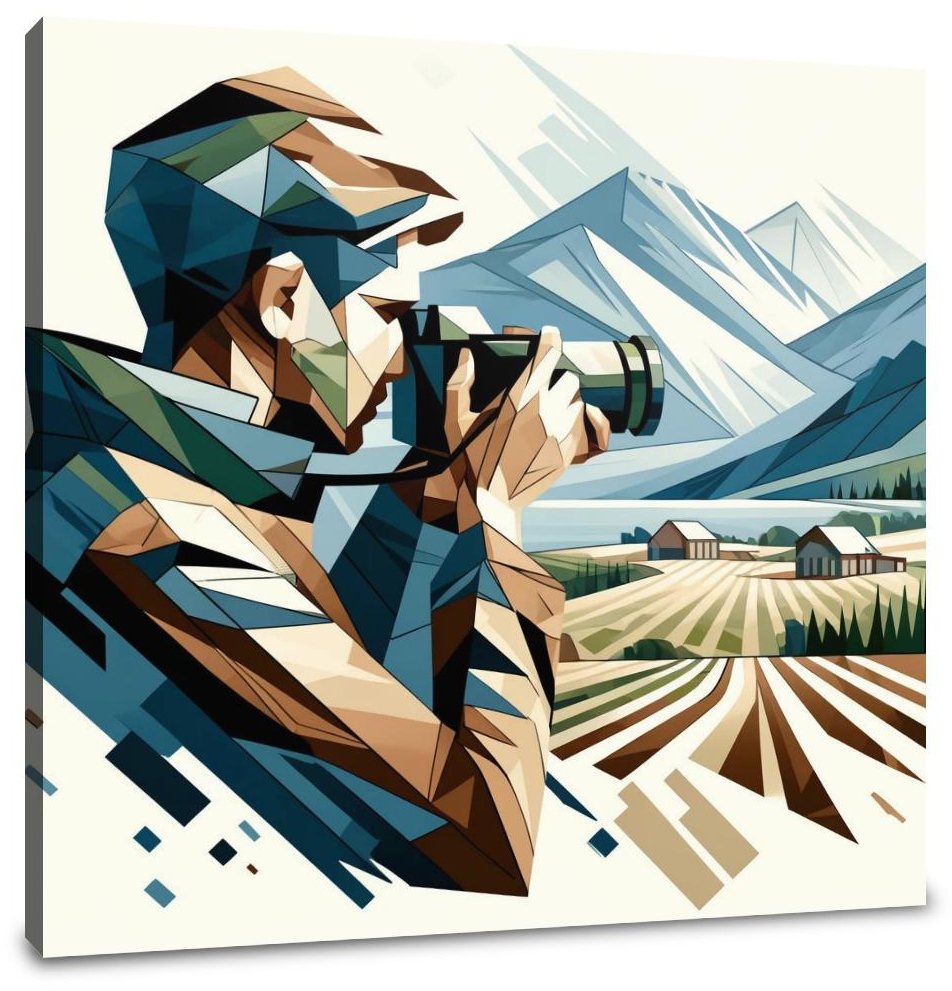 Cubist Photography Canvas